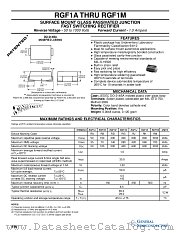 RGF1G datasheet pdf General Semiconductor