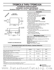 TPSMC6.8A datasheet pdf General Semiconductor