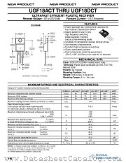 UGF18ACT datasheet pdf General Semiconductor