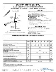 EGP50F datasheet pdf General Semiconductor