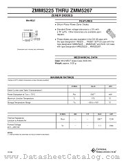 ZMM5266 datasheet pdf General Semiconductor