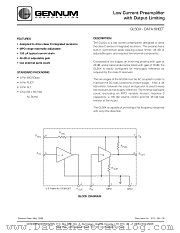 GL504 datasheet pdf Gennum Corporation