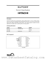 HA17723P datasheet pdf Hitachi Semiconductor