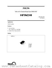 3SK296 datasheet pdf Hitachi Semiconductor