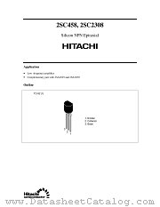 2SC458 datasheet pdf Hitachi Semiconductor