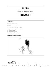 2SK1835 datasheet pdf Hitachi Semiconductor