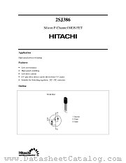 2SJ386 datasheet pdf Hitachi Semiconductor