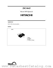 2SC4643 datasheet pdf Hitachi Semiconductor