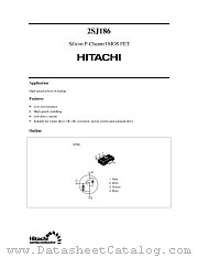 2SJ186 datasheet pdf Hitachi Semiconductor