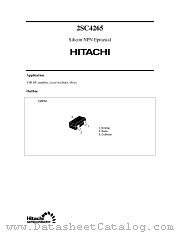 2SC4265 datasheet pdf Hitachi Semiconductor