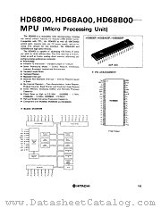 HD6800 HD68A00 HD68B00 datasheet pdf Hitachi Semiconductor