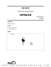 2SC4913 datasheet pdf Hitachi Semiconductor