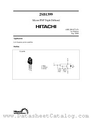 2SB1399 datasheet pdf Hitachi Semiconductor