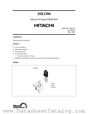 2SK1306 datasheet pdf Hitachi Semiconductor