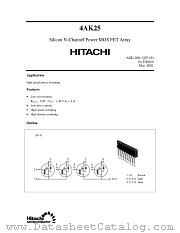 4AK25 datasheet pdf Hitachi Semiconductor