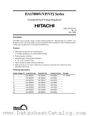 HA17815VPJ datasheet pdf Hitachi Semiconductor