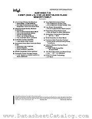 A28F400BX-B datasheet pdf Intel