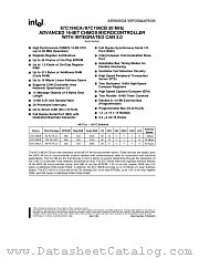 87C196CB datasheet pdf Intel