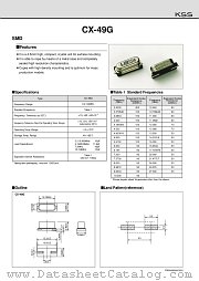 CX-49G datasheet pdf American KSS