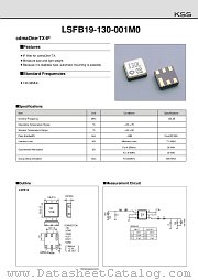 LSFB19-130-001M0 datasheet pdf American KSS