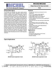 MIC2582/MIC2583 datasheet pdf Micrel Semiconductor