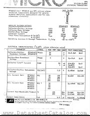 MPS6512 datasheet pdf Micro Electronics