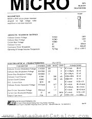 BSS38 datasheet pdf Micro Electronics