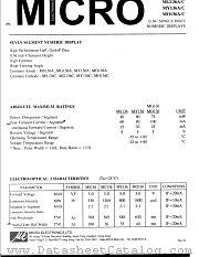 MS136C datasheet pdf Micro Electronics