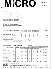 MU2157C datasheet pdf Micro Electronics