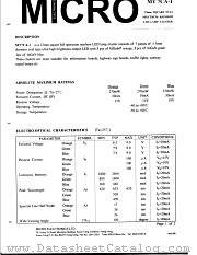 MT7CA-1 datasheet pdf Micro Electronics