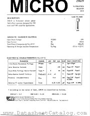 2SK19 datasheet pdf Micro Electronics