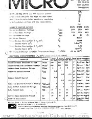 BF491 datasheet pdf Micro Electronics