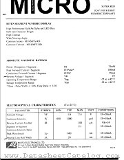 MU456FC-RD datasheet pdf Micro Electronics