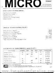 MO461C datasheet pdf Micro Electronics