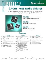 ML2713 datasheet pdf Micro Linear