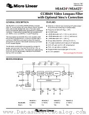 ML6424 datasheet pdf Micro Linear