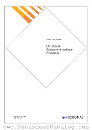 CIP3250A datasheet pdf Micronas