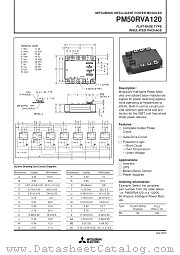 PM50RVA120 datasheet pdf Mitsubishi Electric Corporation