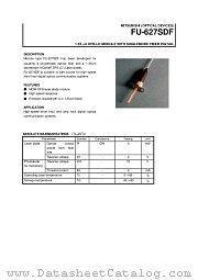 FU-627SDF datasheet pdf Mitsubishi Electric Corporation