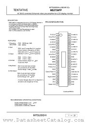 M52739FP datasheet pdf Mitsubishi Electric Corporation