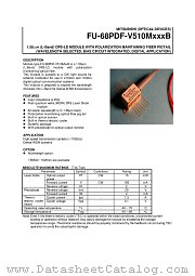 FU-68PDF-V510MXXXB datasheet pdf Mitsubishi Electric Corporation