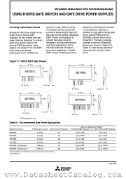 M57957L datasheet pdf Mitsubishi Electric Corporation