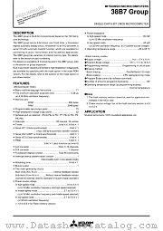 M38B79FFFP datasheet pdf Mitsubishi Electric Corporation