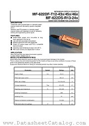 MF-622DF-T12-45X datasheet pdf Mitsubishi Electric Corporation