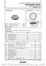 FGC4000BX-90DS datasheet pdf Mitsubishi Electric Corporation