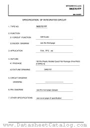 M65761FP datasheet pdf Mitsubishi Electric Corporation