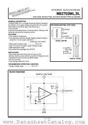 M62702SL datasheet pdf Mitsubishi Electric Corporation