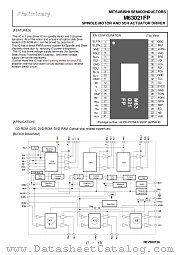 M63021FP datasheet pdf Mitsubishi Electric Corporation