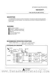 M62495AFP datasheet pdf Mitsubishi Electric Corporation