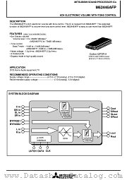 M62446AFP datasheet pdf Mitsubishi Electric Corporation